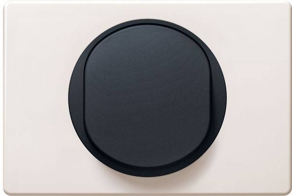 Вимикач одноклавішний Aling-Conel Eon без підсвітки 10 А 250В чорний E605.E1