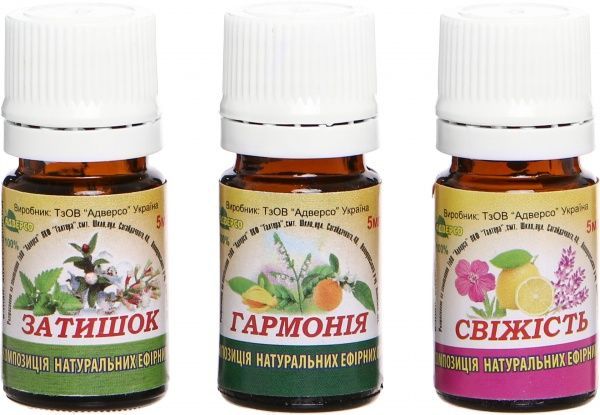 Набір ефірних олій Адверсо Сумочка хозяйки 15 мл 