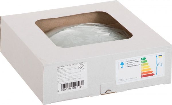 Світильник настінно-стельовий УТ Сяйво НПБ Сад 1x60 Вт E27 білий 2507 