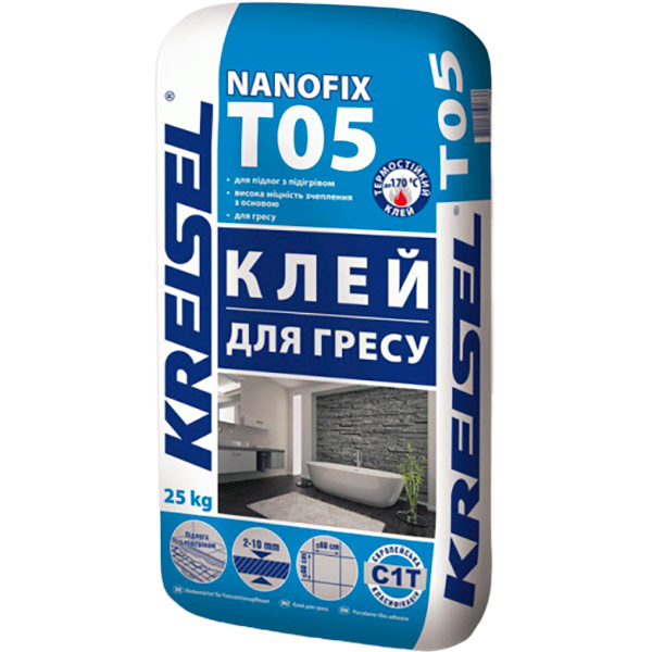 Клей для плитки KREISEL Nanofix T05 25кг