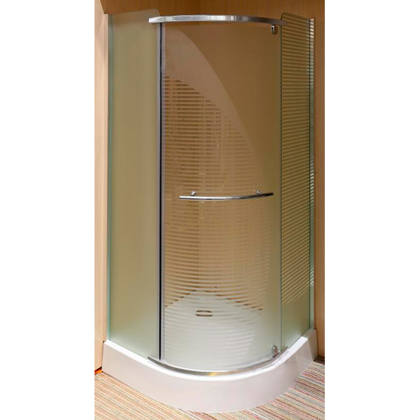 Душевая кабина ScandiSPA Edda 90x90 профиль хром, стекло матовое S117