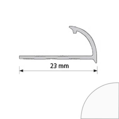 Уголок ПВХ 8x2500 мм внешний белый