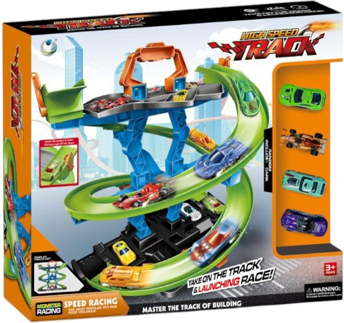 Игровой набор HS Global Toys Трек х4 машинки JSF215145 — фото 1