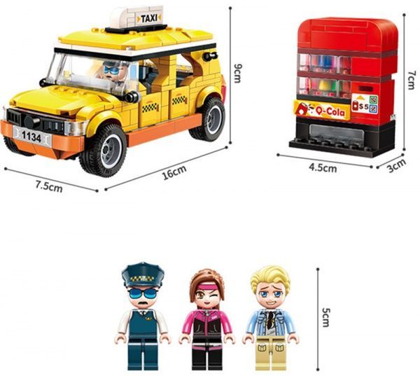 Конструктор Brick Місто. Таксі 1134