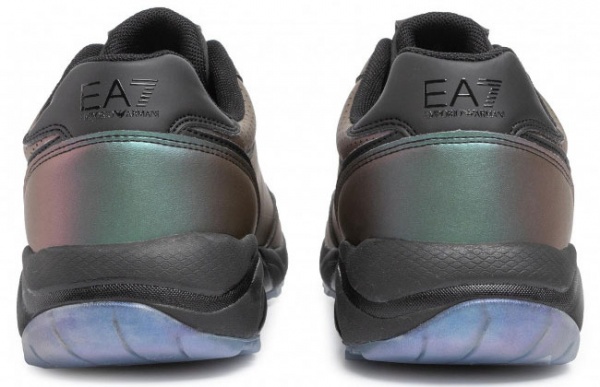 Кросівки EA7 PVC/PLASTIC_SNEAKER X8X022-XK116-A542 р.US 10 чорний