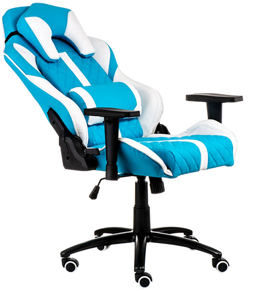 Крісло Special4You Extreme Race E6064 блакитний/білий 