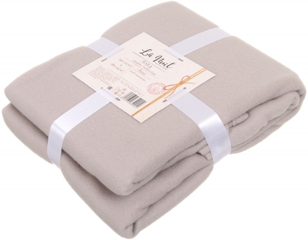 Плед Feather 140x180 см серый La Nuit 