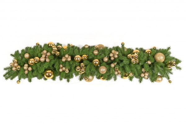 Гирлянда хвойная Рождественская история (8784) 1,2 м