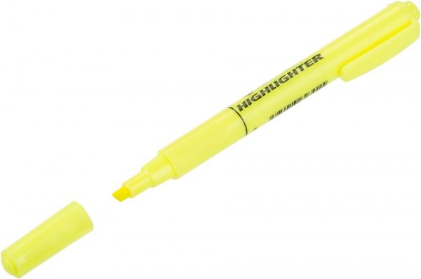 Маркер текстовый Centropen Fax 1-4.6 мм 8722 желтый 