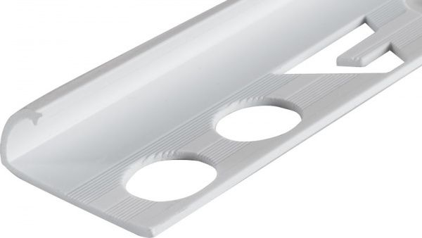 Уголок для плитки Mada внешний ПВХ DL10/001 10 мм 2,7м белый 