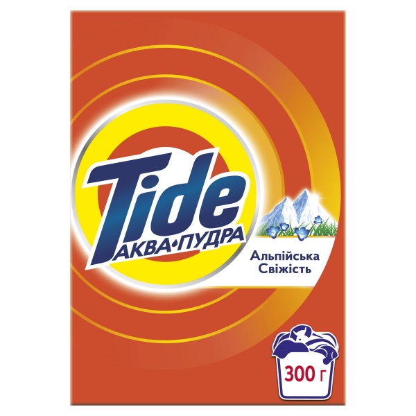 Порошок для ручной стирки Tide Аква-Пудра Альпийская свежесть 0,3 кг 