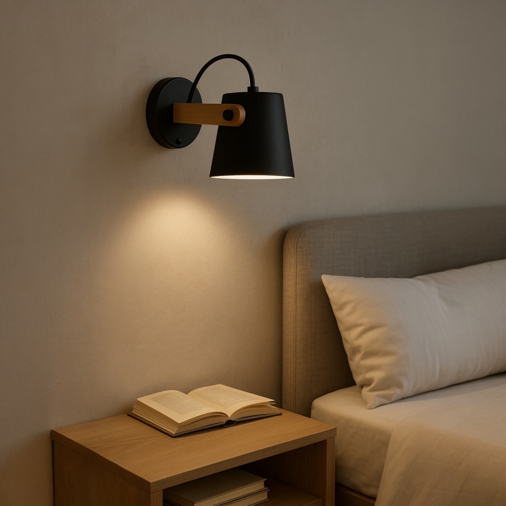 Бра LIGHT SET VOLOSHKA WLC 1x12 Вт GX53 черный