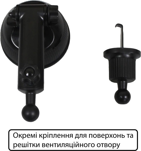 Автомобильное зарядное устройство беспроводной с держателями Lavita LA 333475 черный