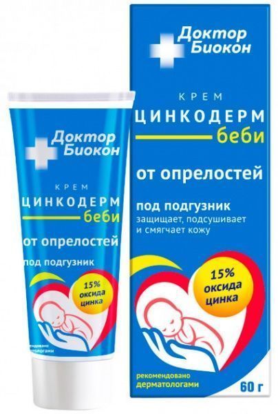  доктор биокон крем цинкодерм беби 60 г