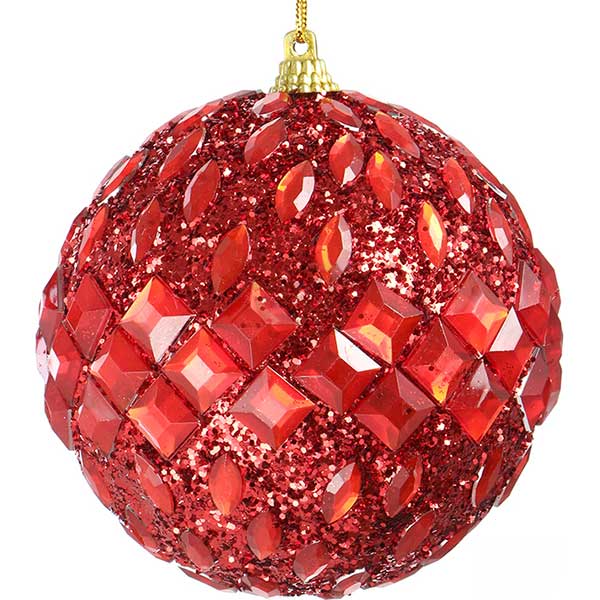 Куля пластикова d80 SDA62880R червоний