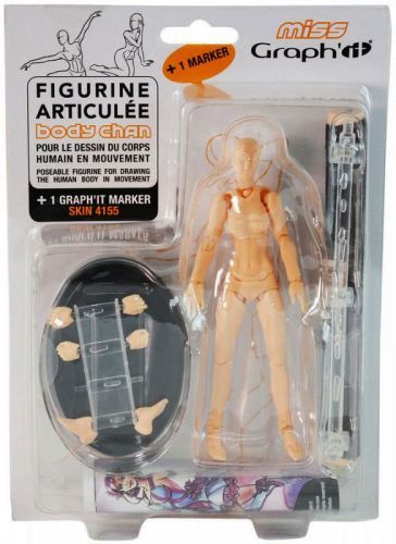 Манекен пластиковий Miss GRAPHIT + 1 маркер