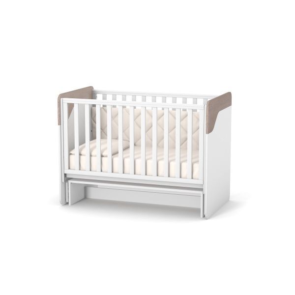 Кровать детская Veres Сидней ЛД4 капучино-белый 04.3.1.1.13