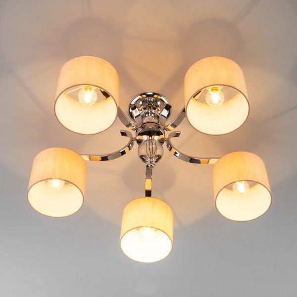 Люстра стельова Strotskis Shantel 60111/5 5x40 Вт E14 хром 