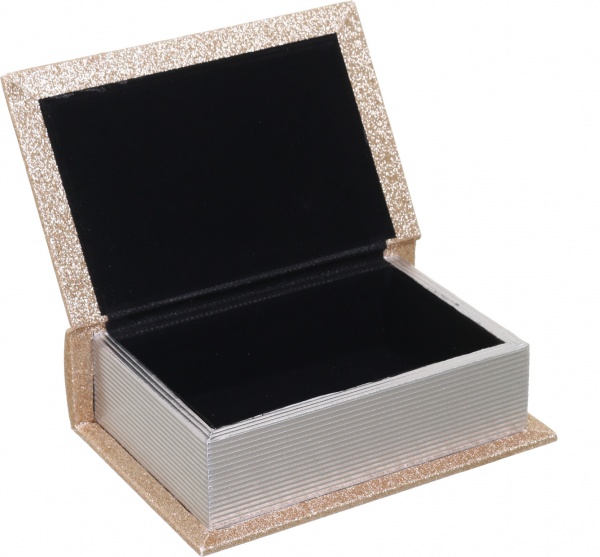 Скринька-книга Шик 16х11х4,5 см золота