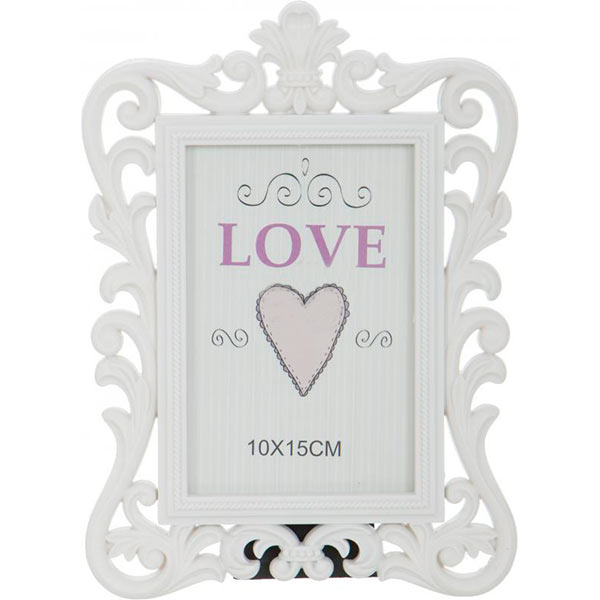 Рамка для фото Завиток SM00502 10x15 см белый 