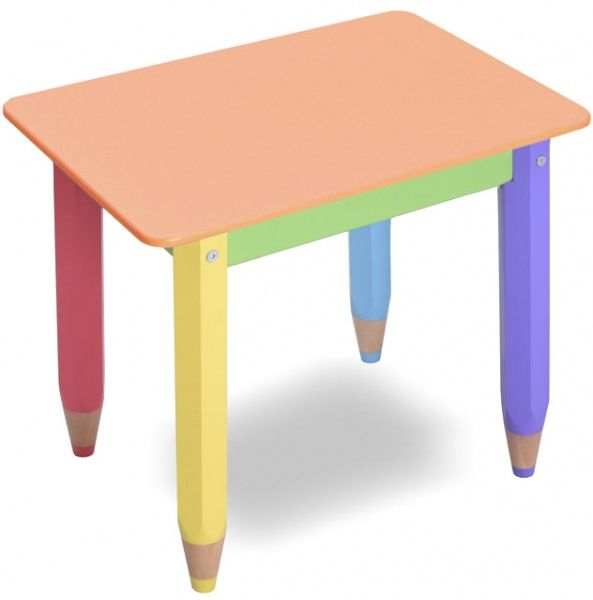 Столик Sweet baby Карандашики 60x40 см оранжевый 100005
