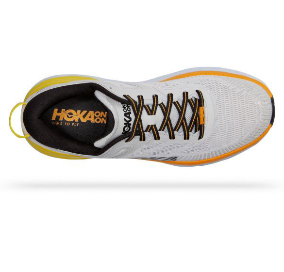 Кроссовки Hoka BONDI 7 1110518|22 NCRY р.43 1/3 белый с желтым