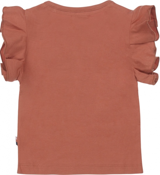 Футболка для дівчаток Dirkje р.86 червоно-коричневий T46401-35 