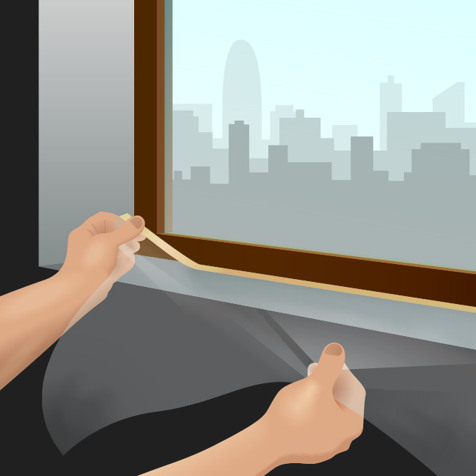 Плівка захисна з малярною стрічкою HPX 1800 мм x 33 м