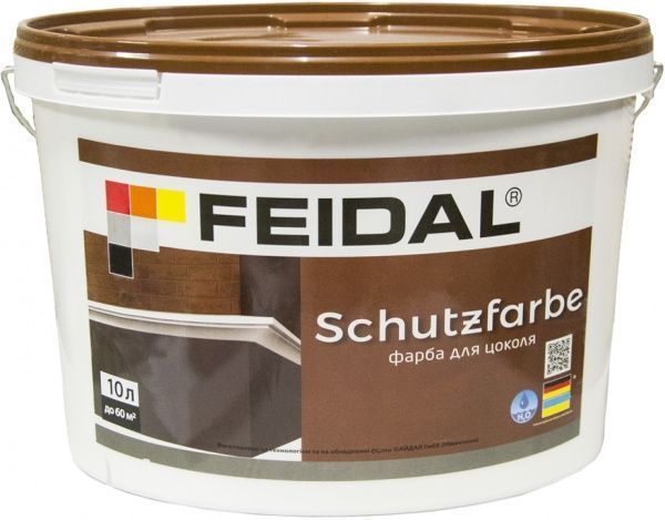 Фарба фасадна латексна Feidal Schutzfarbe мат білий 10л