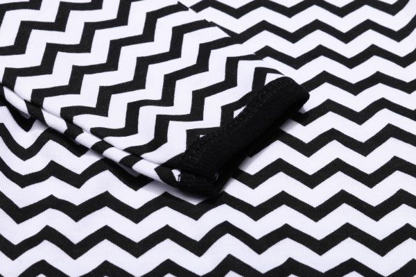 Боді Bambinelli Зигзаг р.62 чорний із білим 