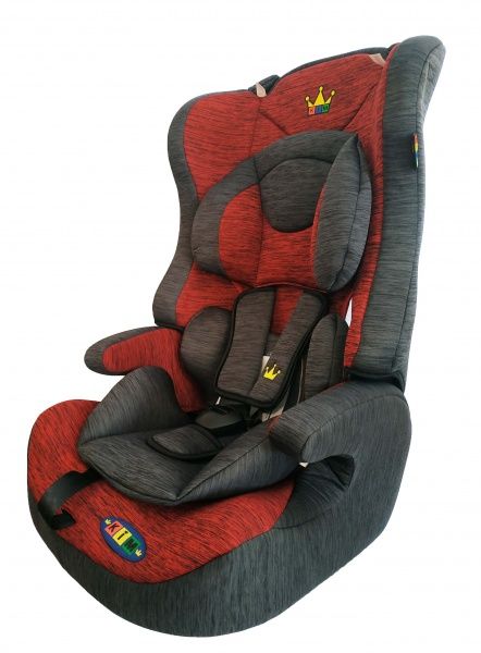 Автокрісло Happy Baby КІМ бордовий grey HB616