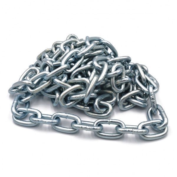Цепь короткозвеньевая 5 мм 2,5 м оцинкованная DIN5685А