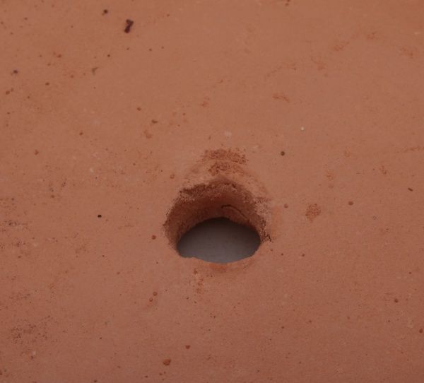 Кашпо Viet Thanh Ceramic флора 50х35 см VT.10200-1 круглый терракотовый 