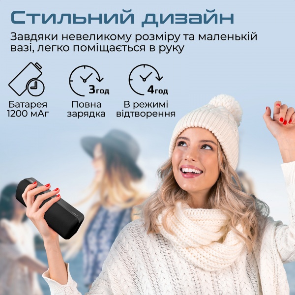 Акустична система Promate Capsule-2 2.0 black (capsule-2.black)
