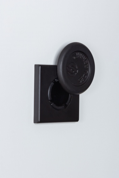 Дверь входная Булат К-8 (квадро) 540/249 wavestone grey / белый супермат 2050x850 мм левая