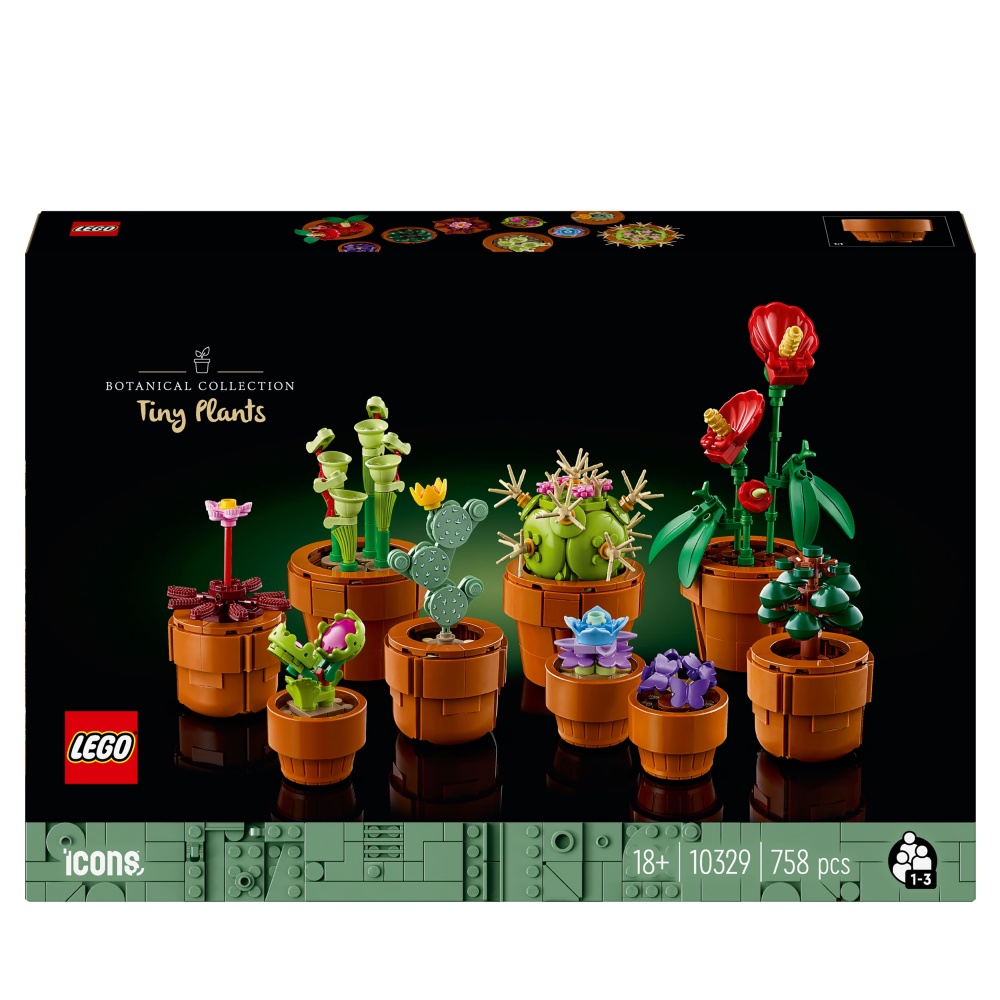 Конструктор LEGO Icons Мініатюрні рослини 10329