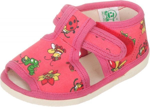 Капці для дівчаток Экотапок р.23 рожевий 1075 