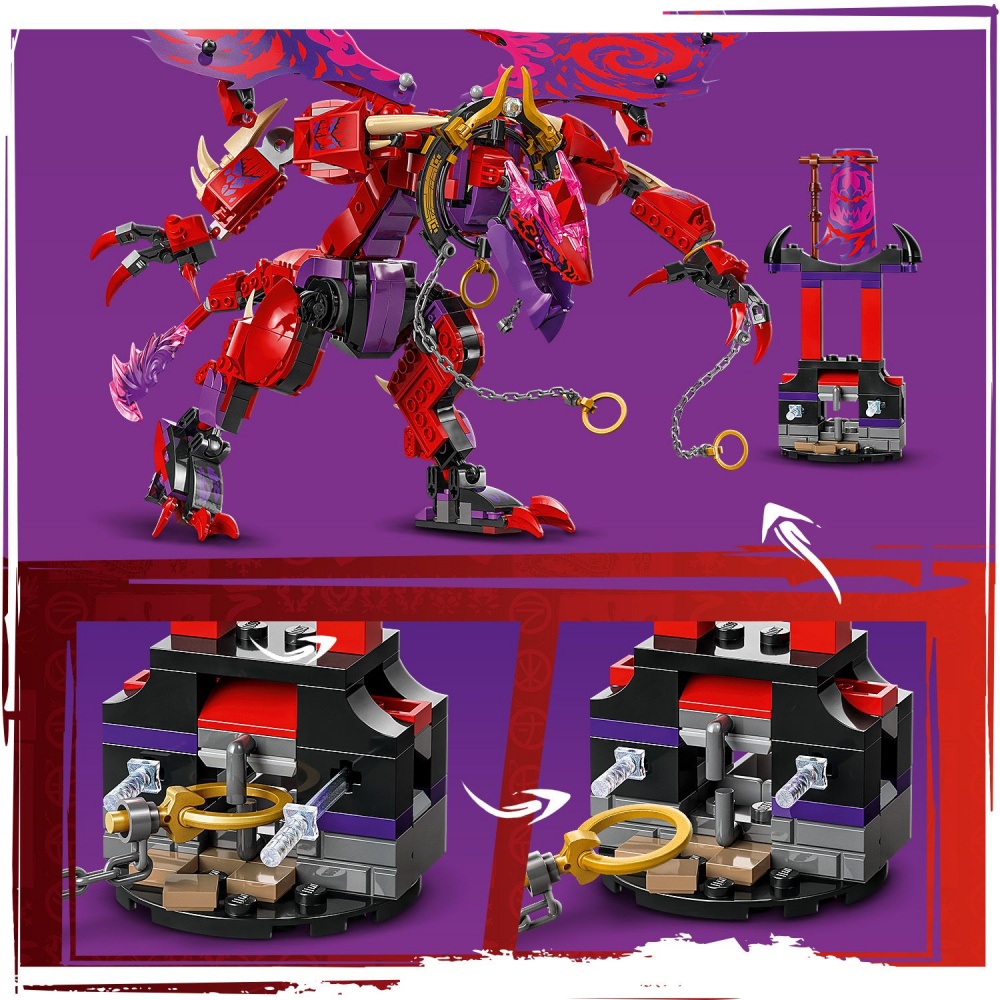 Конструктор LEGO NINJAGO Громовержец Дракон Хаоса 71832
