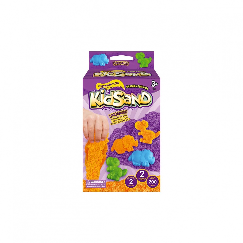 Кинетический песок Danko Toys Креативное творчество KidSand 200 г KS-05-01U