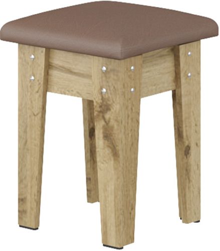 Табурет Пєхотін 4 Милорд коричневий / дуб тахо 