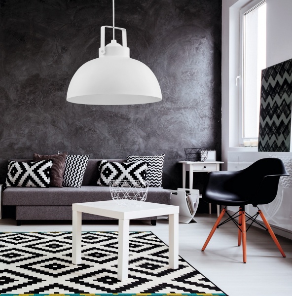 Підвіс TK Lighting Loft 1x60 Вт E27 білий 2144 