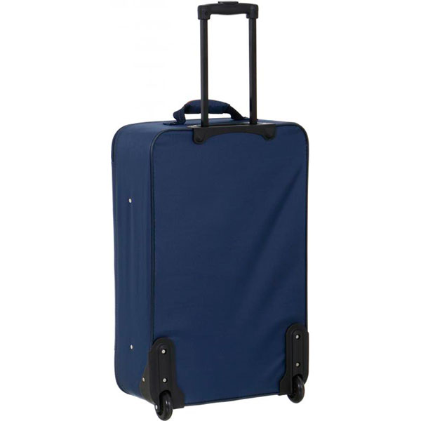 Чемодан Underprice 1021NC синий с оранжевым 61x40x20 см