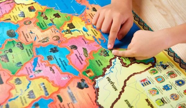 Пазлы Uteria Историческая карта Украины