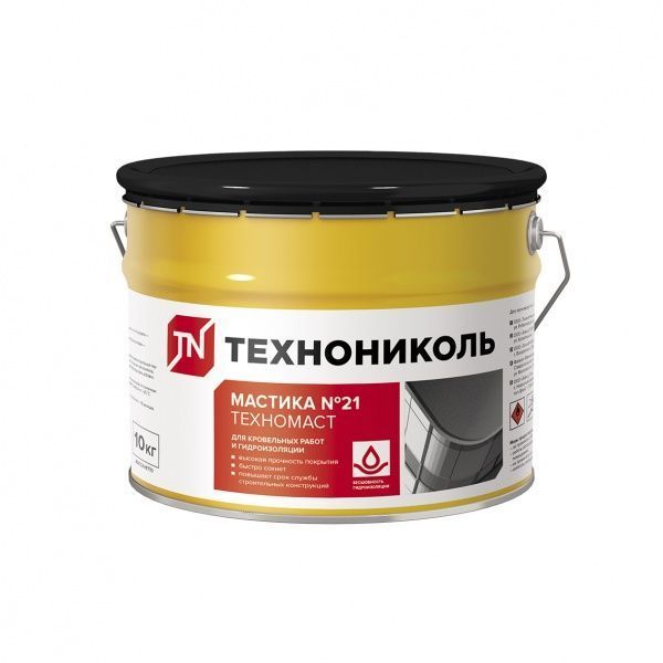 Мастика битумно-каучуковая TECHNONICOL №21 Техномаст 10 кг