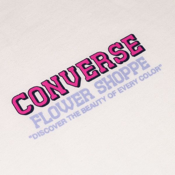 Футболка Converse FLOWER RELAXED TEE 10022749-102 р. M білий
