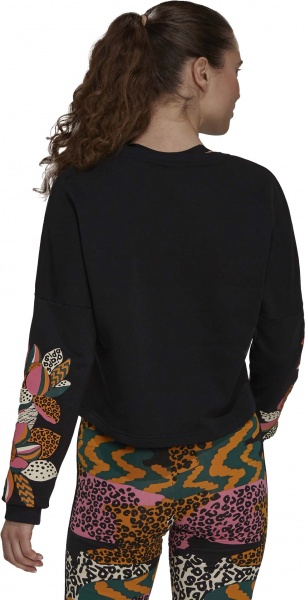 Свитшот Adidas W FARM G SWT H45137 р. S черный