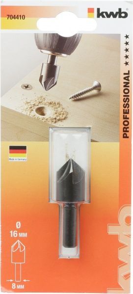 Зенківка KWB по дереву та кольоровому металу 16 мм 1 шт. 704410