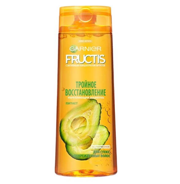 Шампунь Garnier Fructis Тройное восстановление для поврежденных и ослабленных волос 250 мл