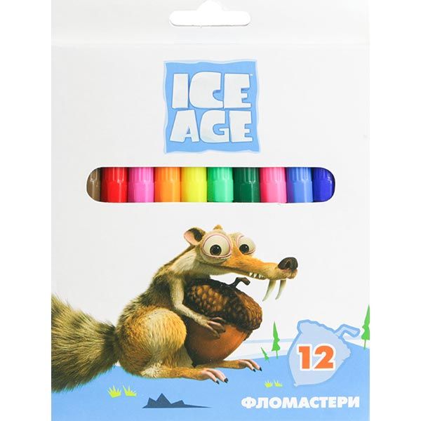 Фломастери Ice Age 12 шт