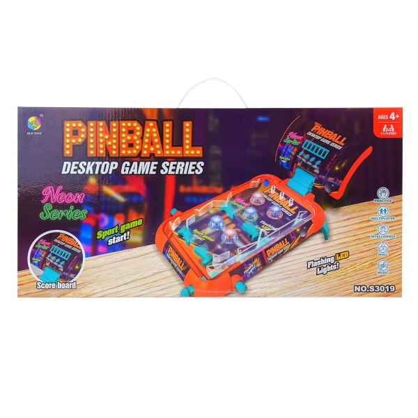 Игра настольная Настольный пинбол S3019